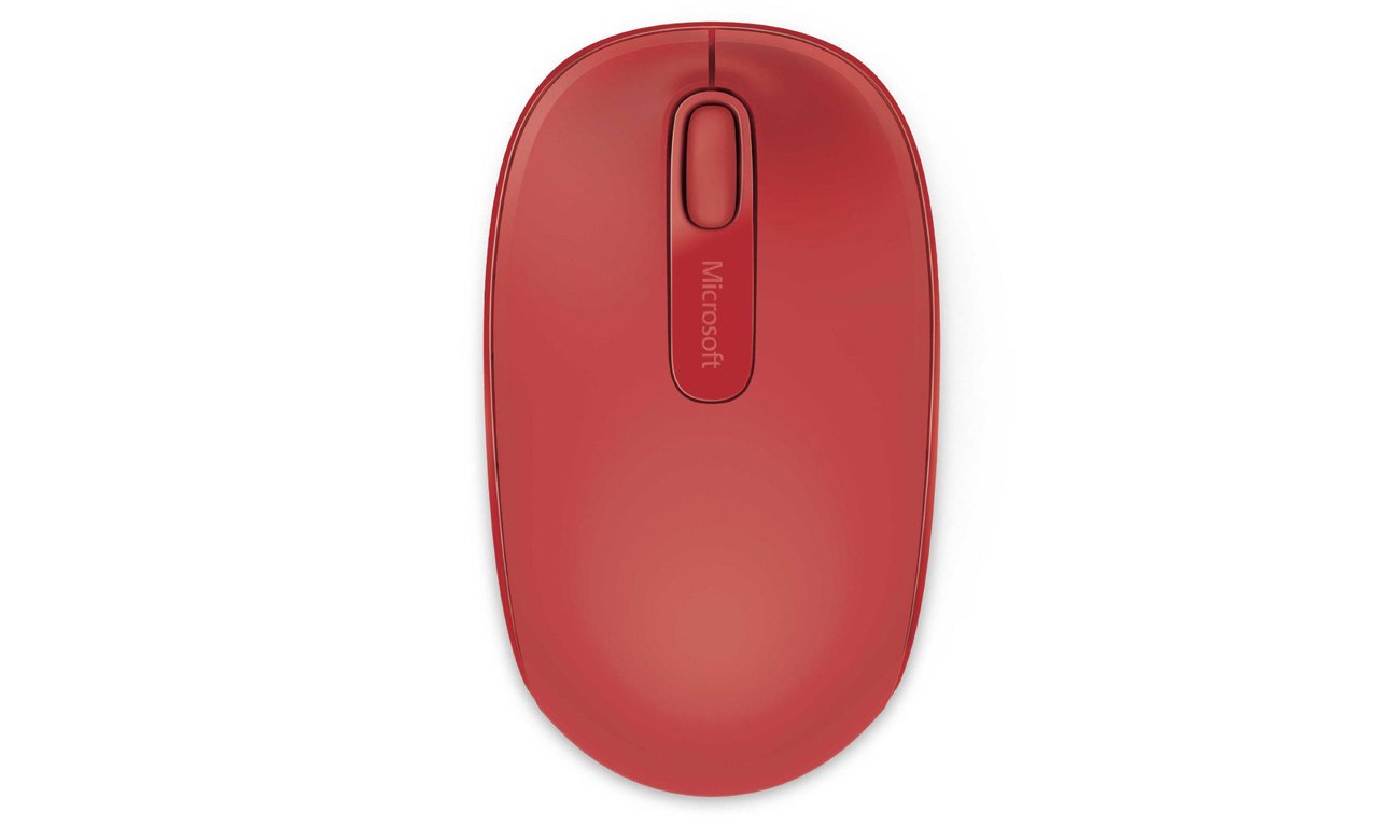 Microsoft 1850 Wireless Mobile Mouse Czerwień Ognia - Myszki ...